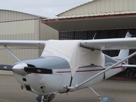 Cessna 172 Fast Back Sunforger cabin and Windshield Cover (with no rear window)