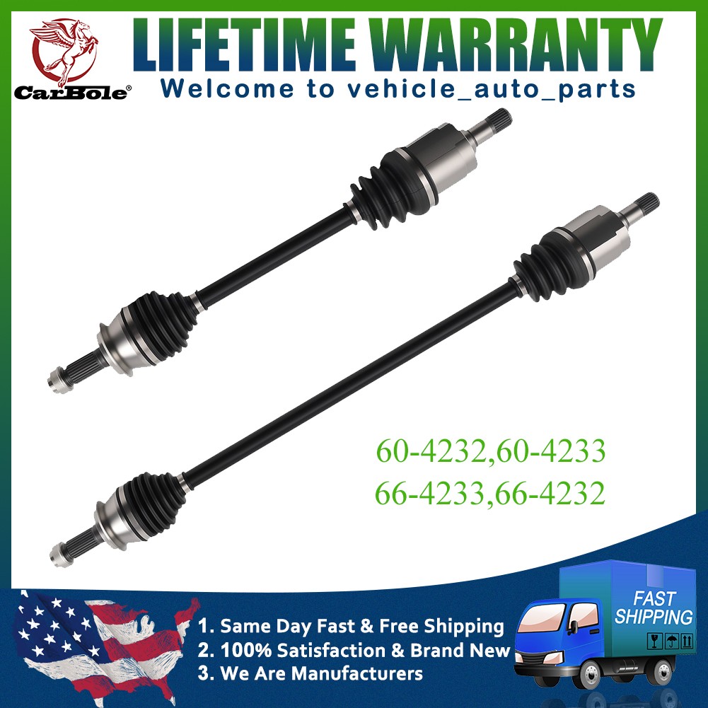 Auto Trans 1.8L Complete Front CV Axle Shaft Assembly for 2006-2015 Honda Civic