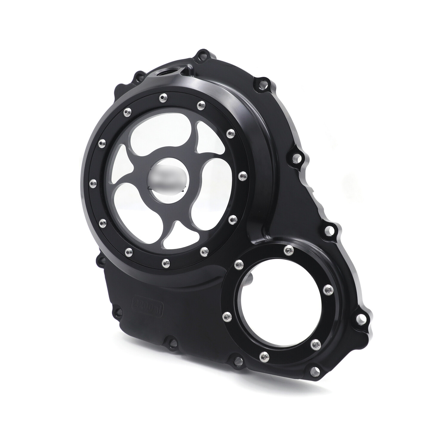 CNC Black&Clear Engine Clutch Cover w/Gasket For 2006-2022 Suzuki GSX-R 600/750