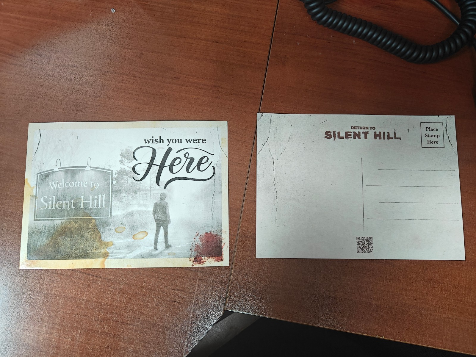 RETURN TO SILENT HILL 5x7 POSTCARD LIMITED EDITION. MULTIPLE QUANTITES AVAILIBLE