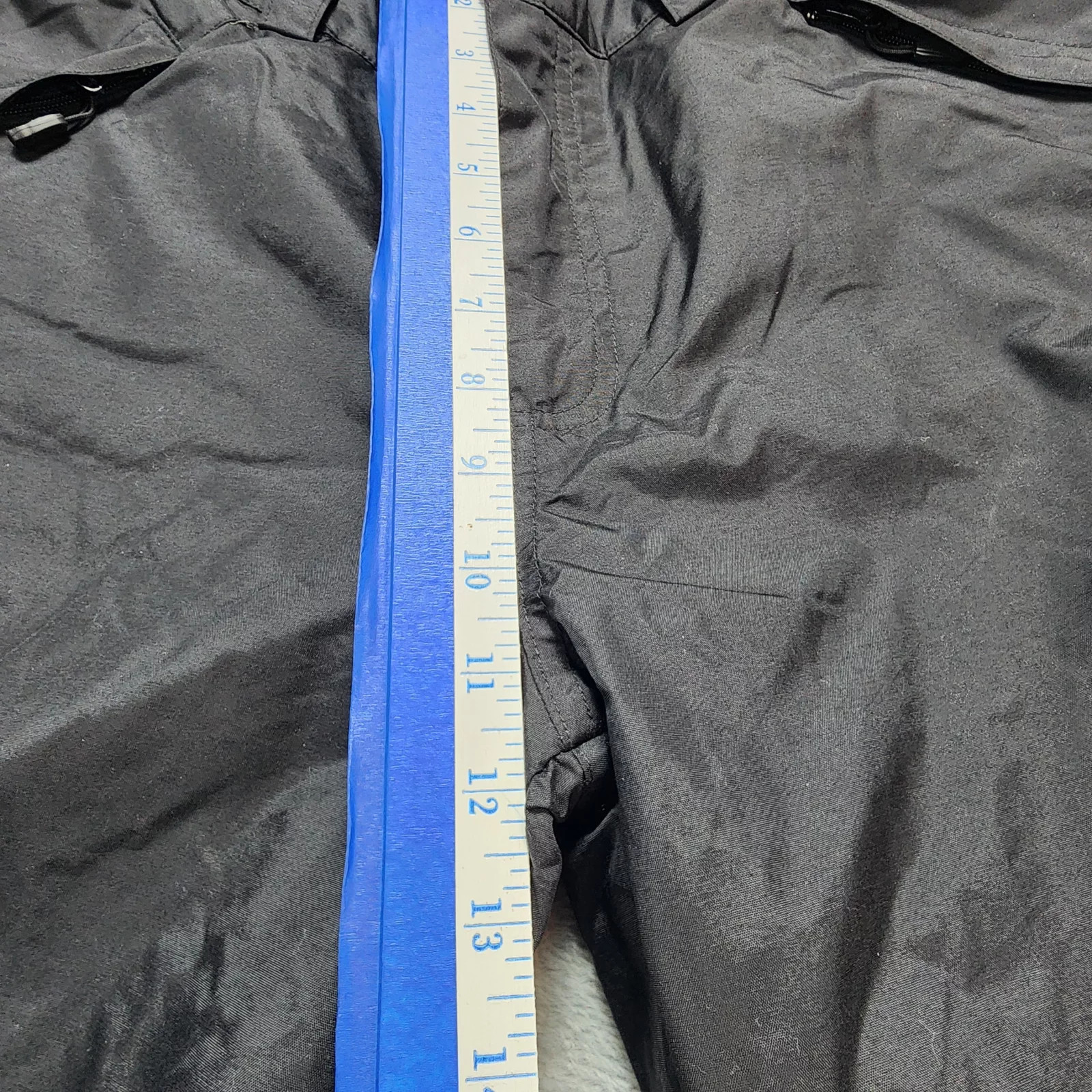 Outdoor Gear Snow Pants Men's Black Insulated Ski Snowboard Nylon Winter 31x31.5