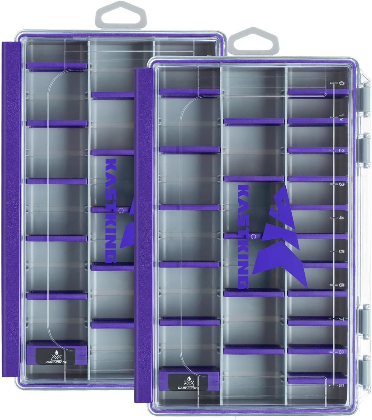 KastKing Fishing Tackle Box 3600 3700 Trays Waterproof W/Removable Dividers