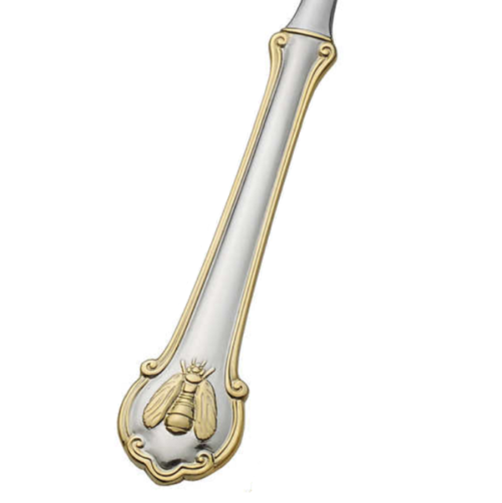 Wallace Napoleon Bee Gold Accent 18/10 Stainless Steel 20pc. Flatware Set