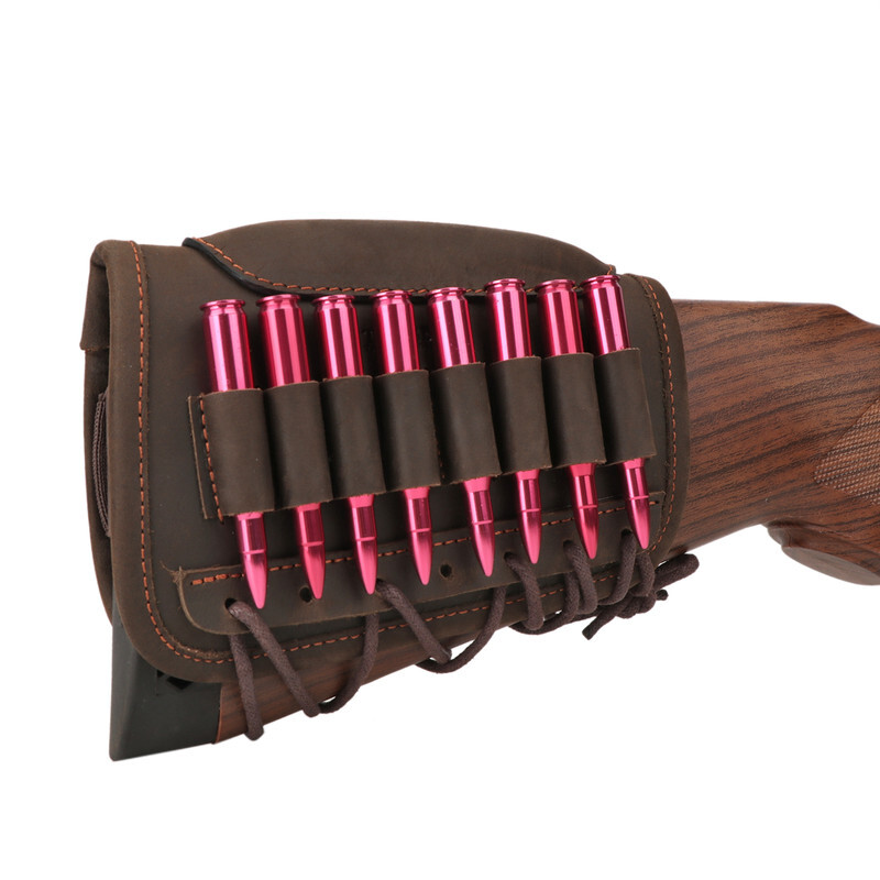 TOURBON Hunting Cheek Rest Riser Rifle Cartridges Ammo Holster Buttstock Sleeve