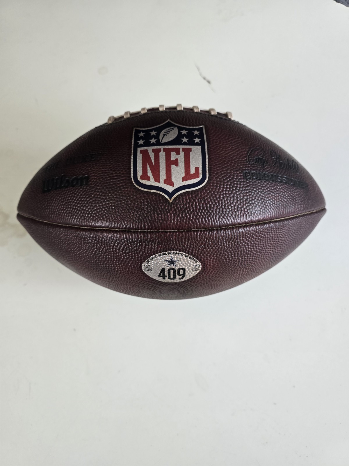 2022 Dallas Cowboys Game Ball #409 Wilson The Duke NFL Football - Game Prepped