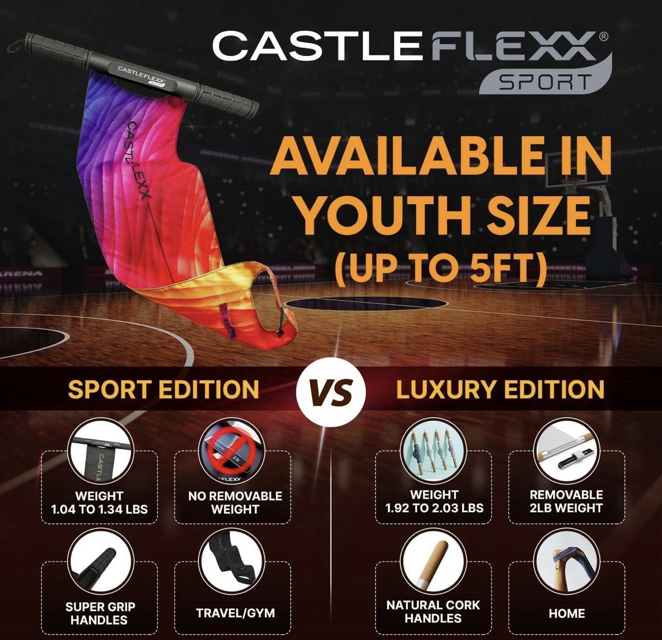 CastleFlexx Sport Mobility And Full Body Strengthening Device Size Regular