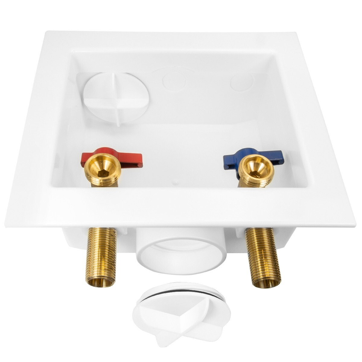 EFIELD Washing Machine Outlet Box ,With Brass Valves , 1/2" MIP Sweat Connection