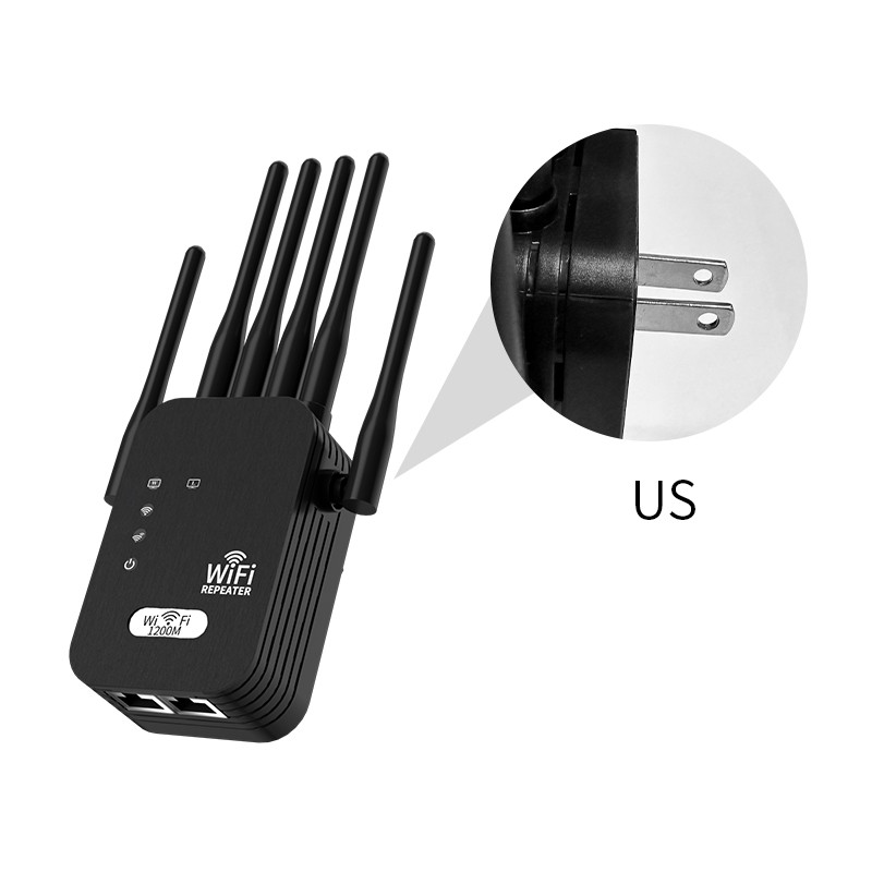 5G Internet WiFi High-Speed Extender Amplifier Router Signal Booster 867Mbps