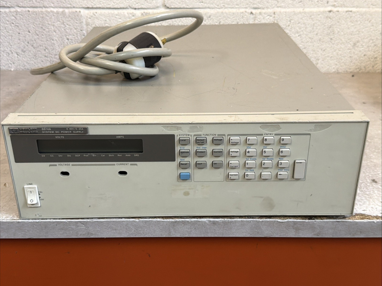 HP 6674A System DC Power Supply | 0-60V 0-35A  - Read Description