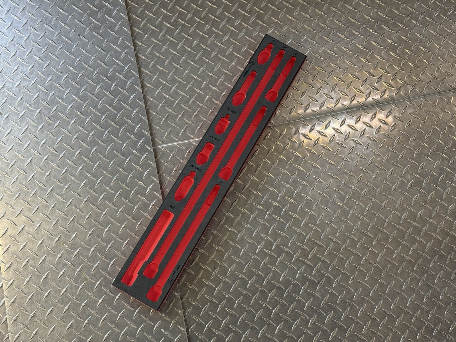 Foam Organizer for Snap-On 1/2 Extensions (9 Piece) Tool Holder