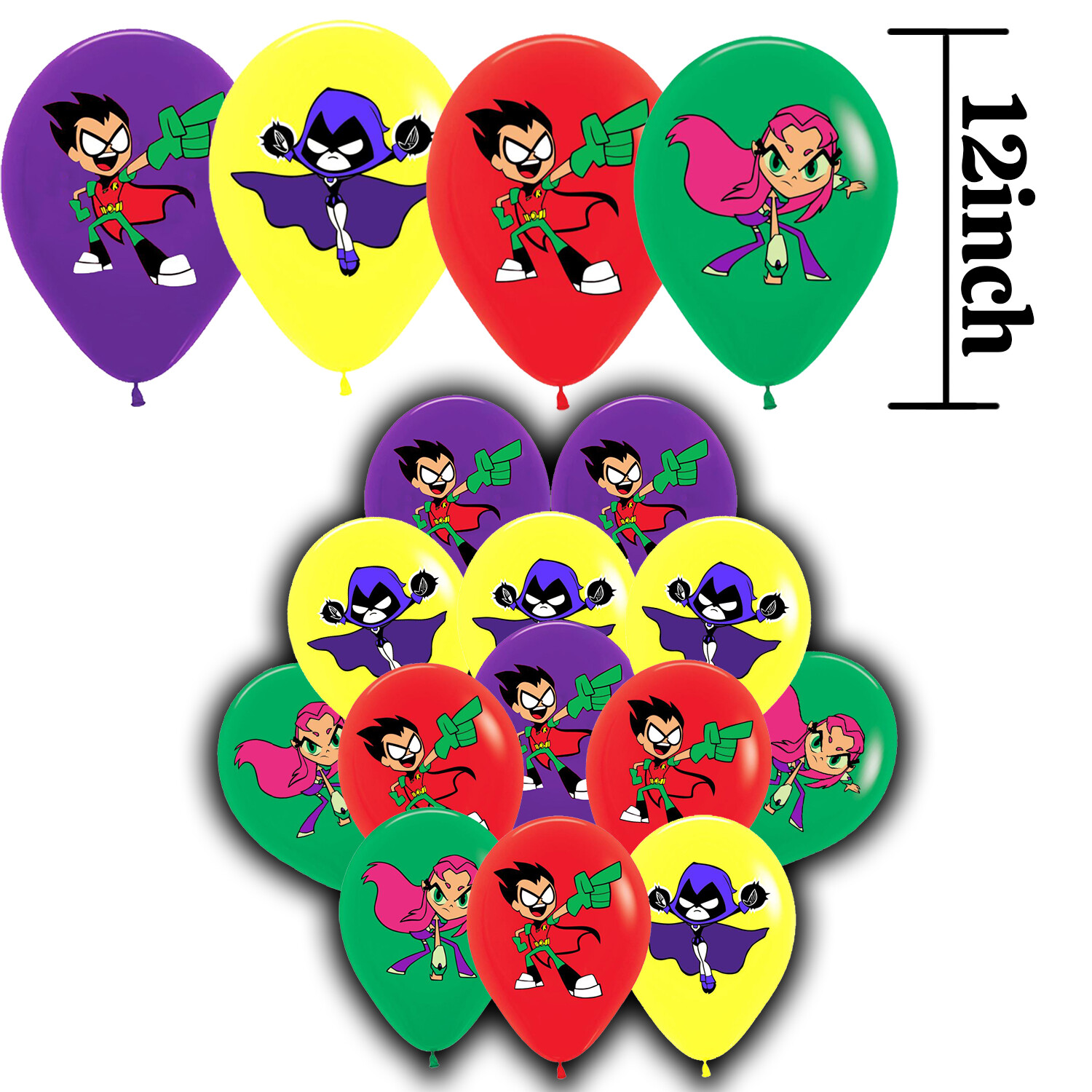 TEEN TITANS balloons birthday party supplies favor centerpiece decoration event