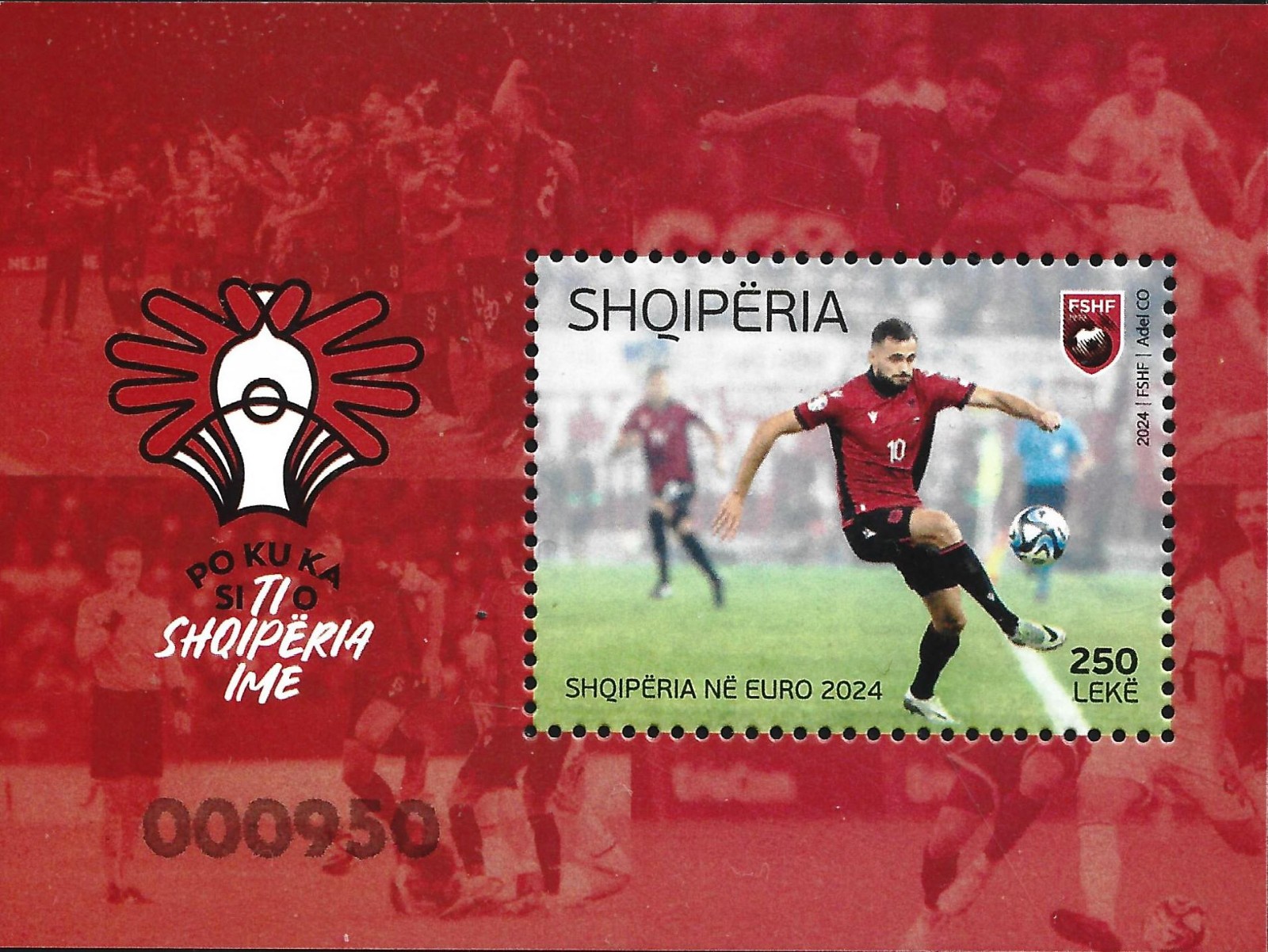 Albania in Euro 2024 - Block MNH