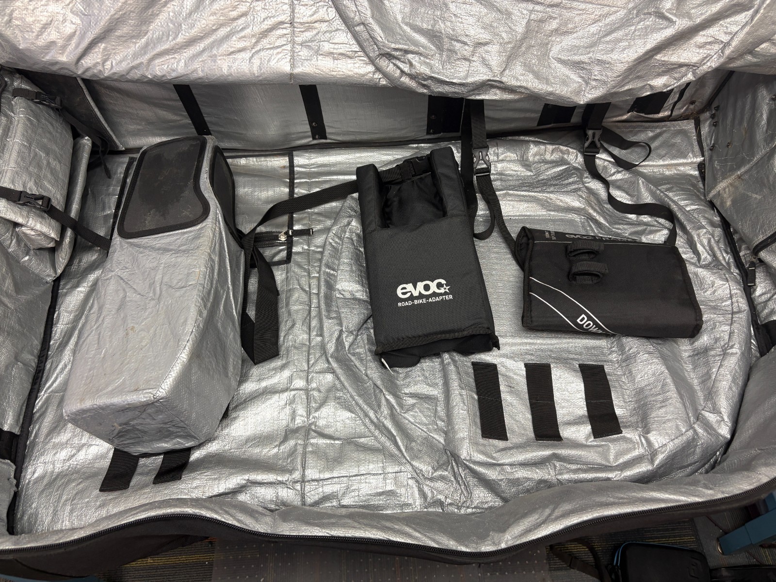 EVOC Bike Travel Bag Pro(?) Black Rolling Maximum Protection Bicycle Travel Bag