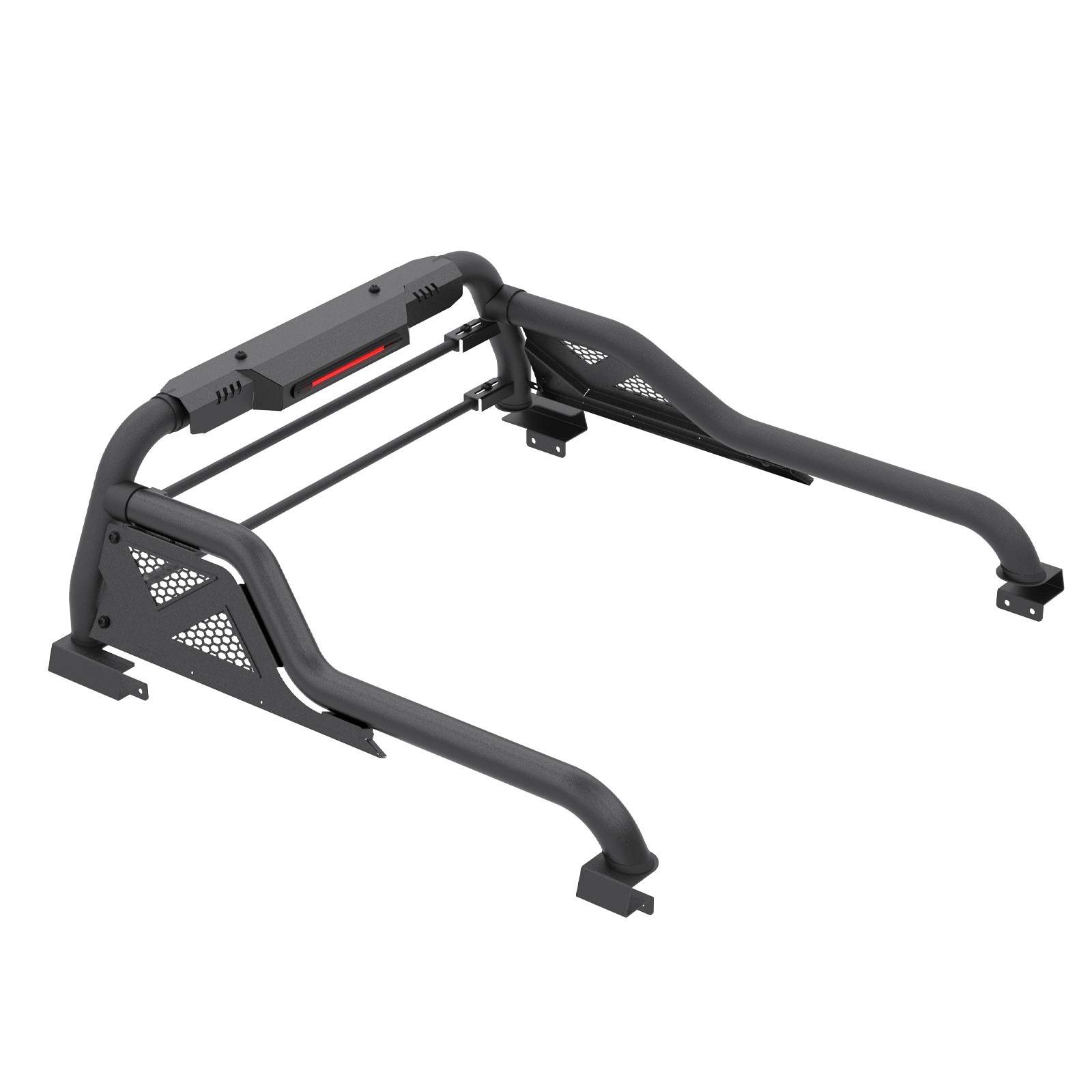 Adjustable Truck Roll Sport Bar Rack Bed Bar Black For Toyota Tacoma 2005-2025