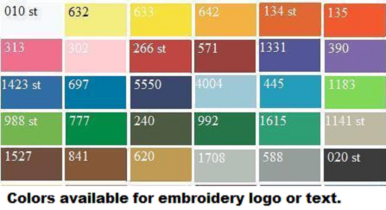 12 High Quality Custom Your Logo Embroidered Polo Shirts. Free Logo Setup. 2-234
