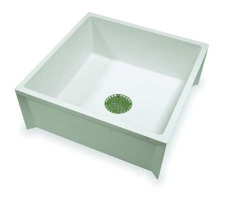 MUSTEE 63M ELMustee,Mop Basin,Square,24inx24inx10in 1RLN4
