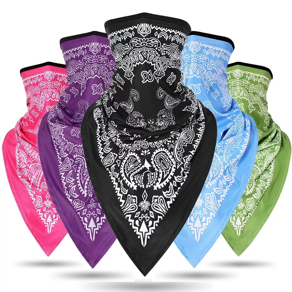 Balaclava UV Protection Face Mask Cycling Sports Neck Gaiter Bandana Cover Scarf