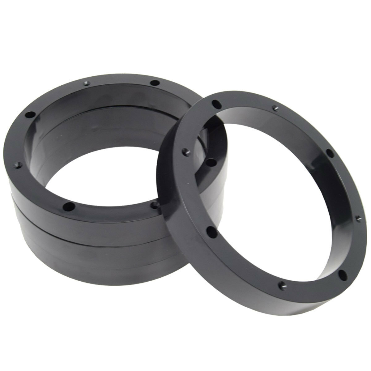 8" Plastic Speaker Spacer Rings Subwoofer Custom Mounting Adapter 2 Pairs