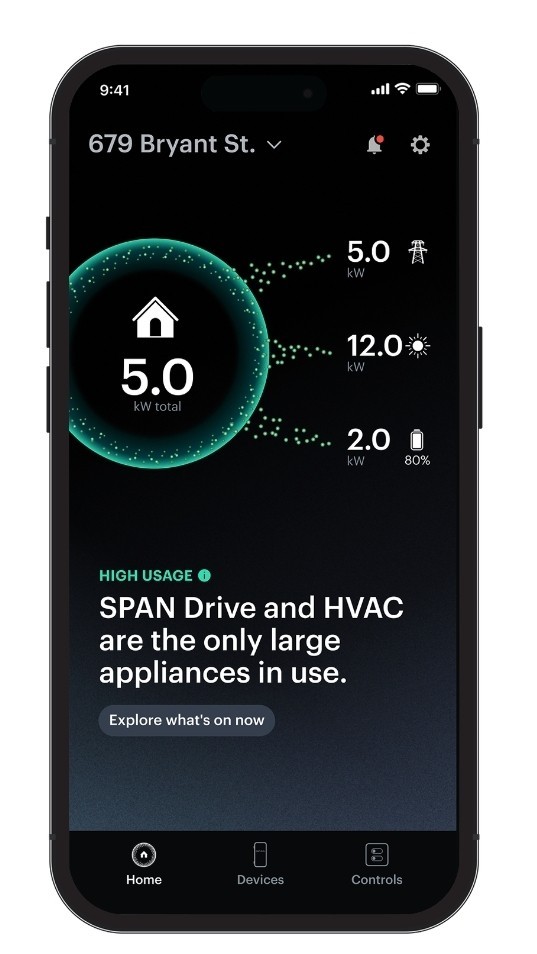 Span 1-00800-08 Smart Electrical Panel 110-240VAC 60Hz