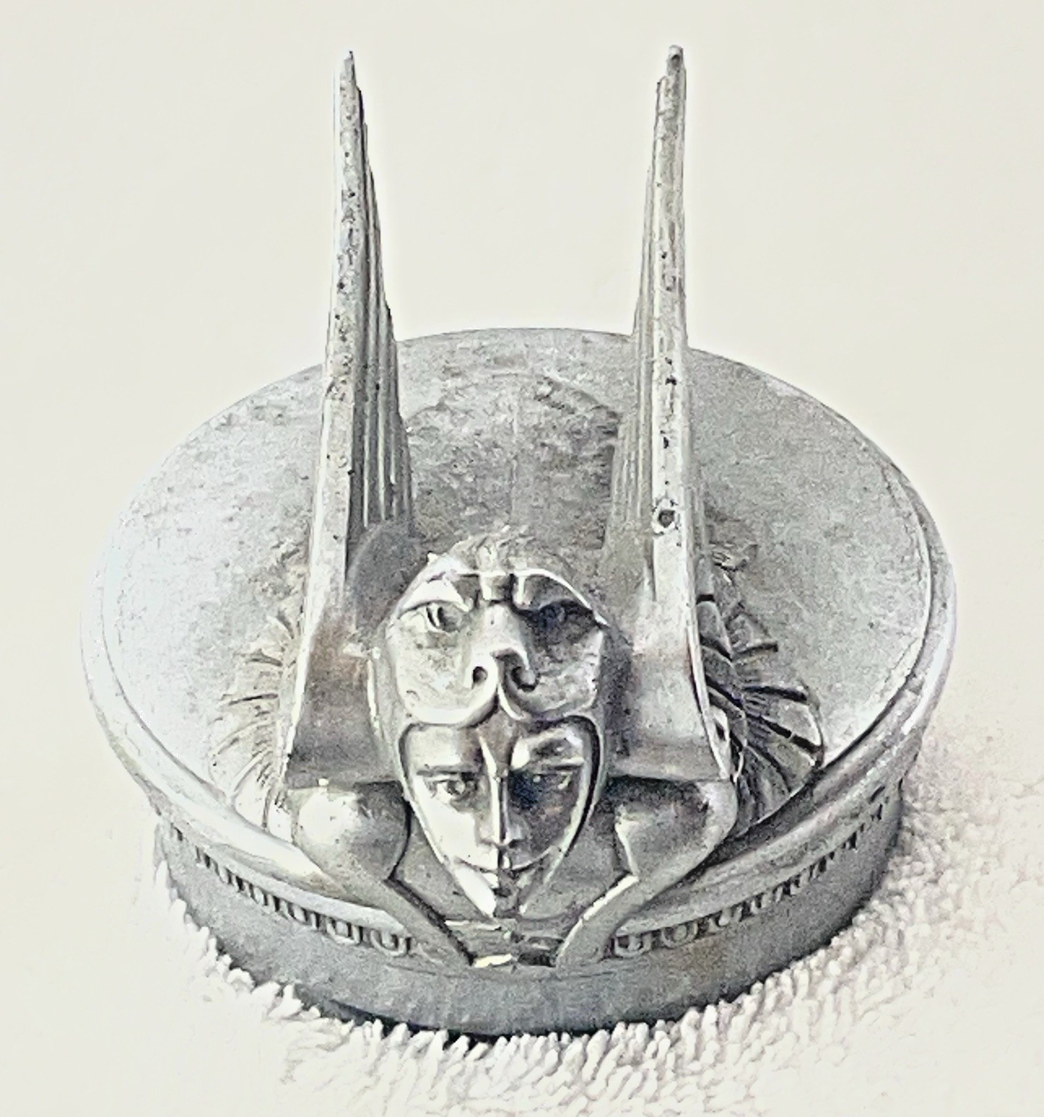 1929-1930 Chevrolet Winged Viking Aviator Radiator Cap Hood Ornament Art Deco