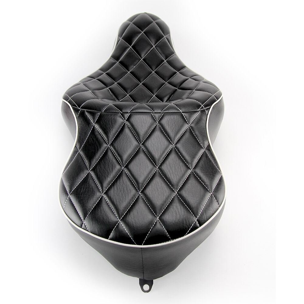 Rider Driver Passenger Seat 2 Up for Harley Sportster XL 883 1200 Iron 48 72 04+