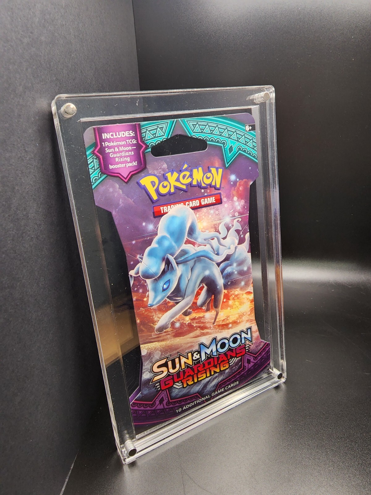 Pokemon  Sleeved Booster Pack Acrylic Case! Fully Magnetic Closure!