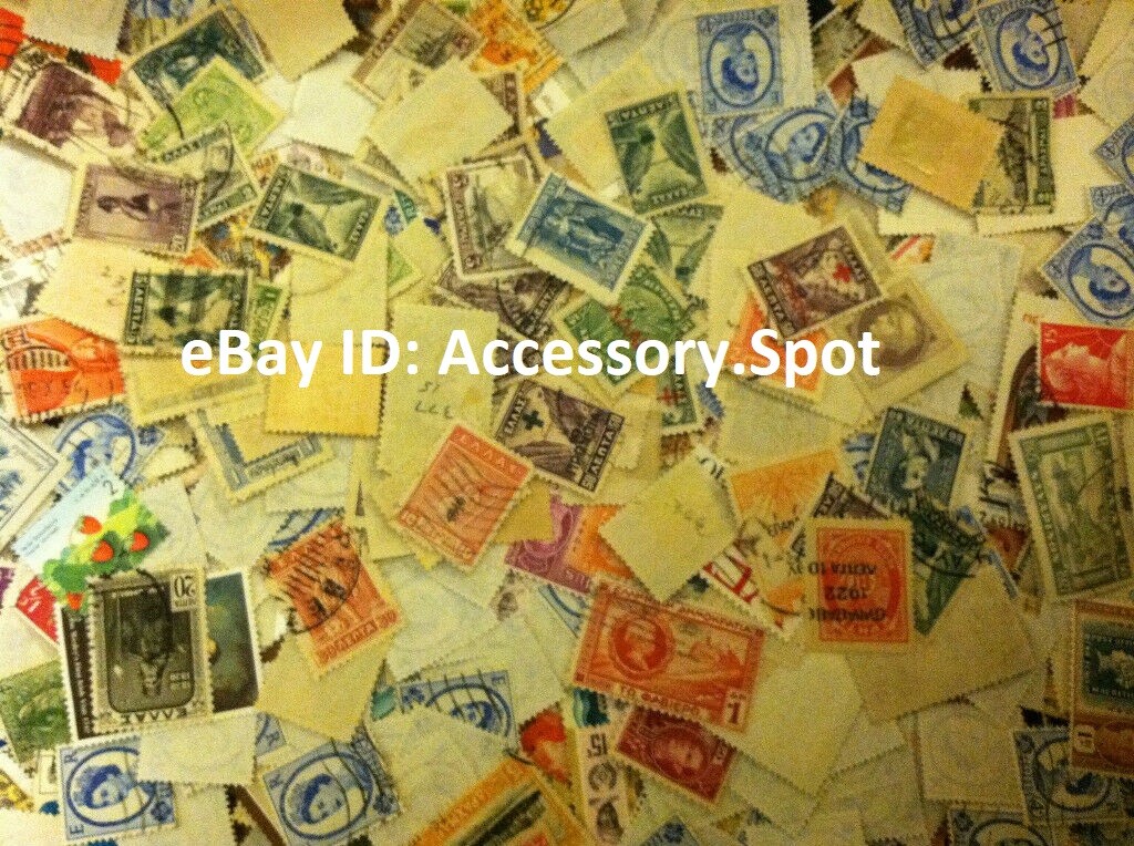 Used off Paper 1000 WW Stamps From huge HOARD BOX collection FREE SHIPPING!!!