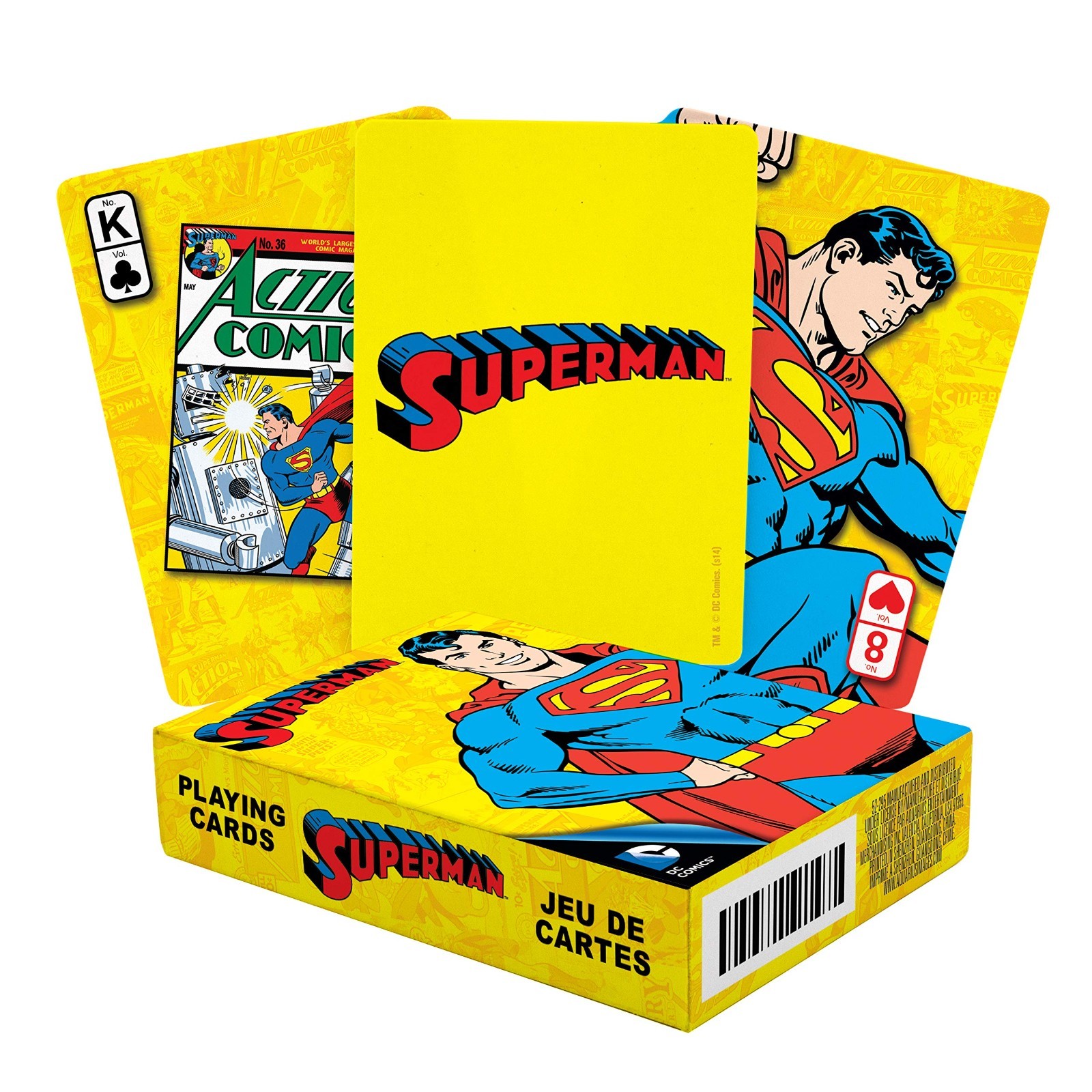 Playing Card Deck DC Comics Retro Superman Playing Cards