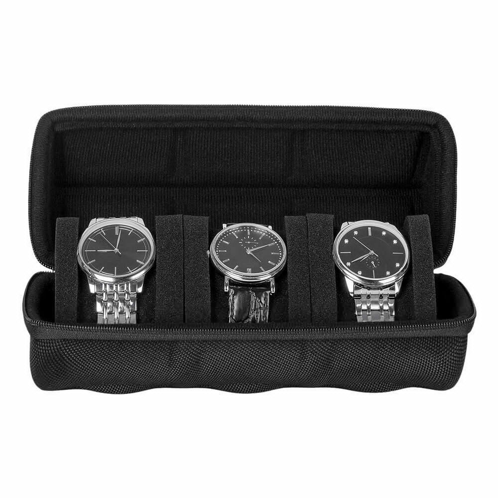 Portable Watch Storage Box Collector Travel Wrist Watch Organizer Case Holder**