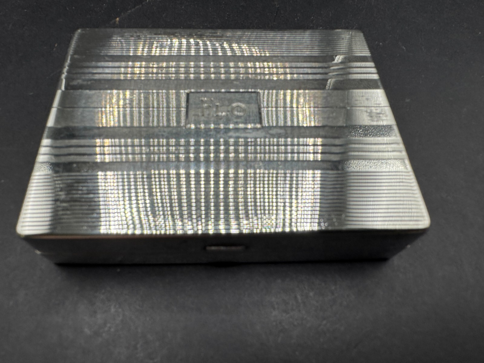 Vintage Tiffany & Co. Sterling Silver 925 Cigarette Case W/ Monogram 2.92"x2.23"