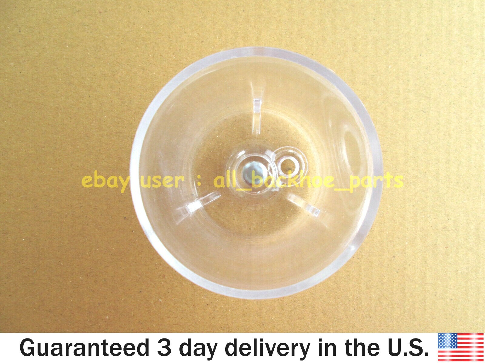 JCB BACKHOE - PLASTIC FUEL SEDIMENT BOWL (PART NO. 32/904709)