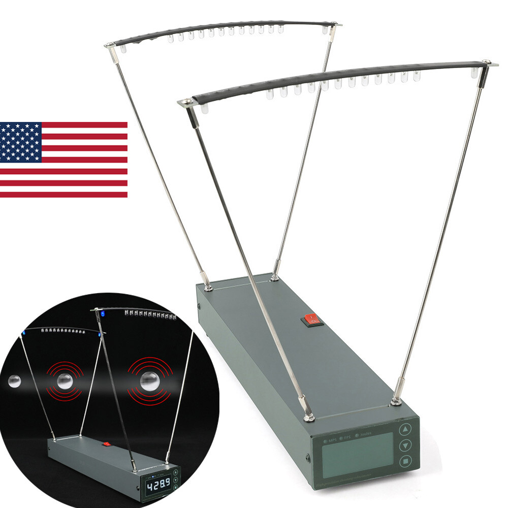 Shooting Chronograph Ballistic Precision Arrow Bow Velocity Speed Velocimeter
