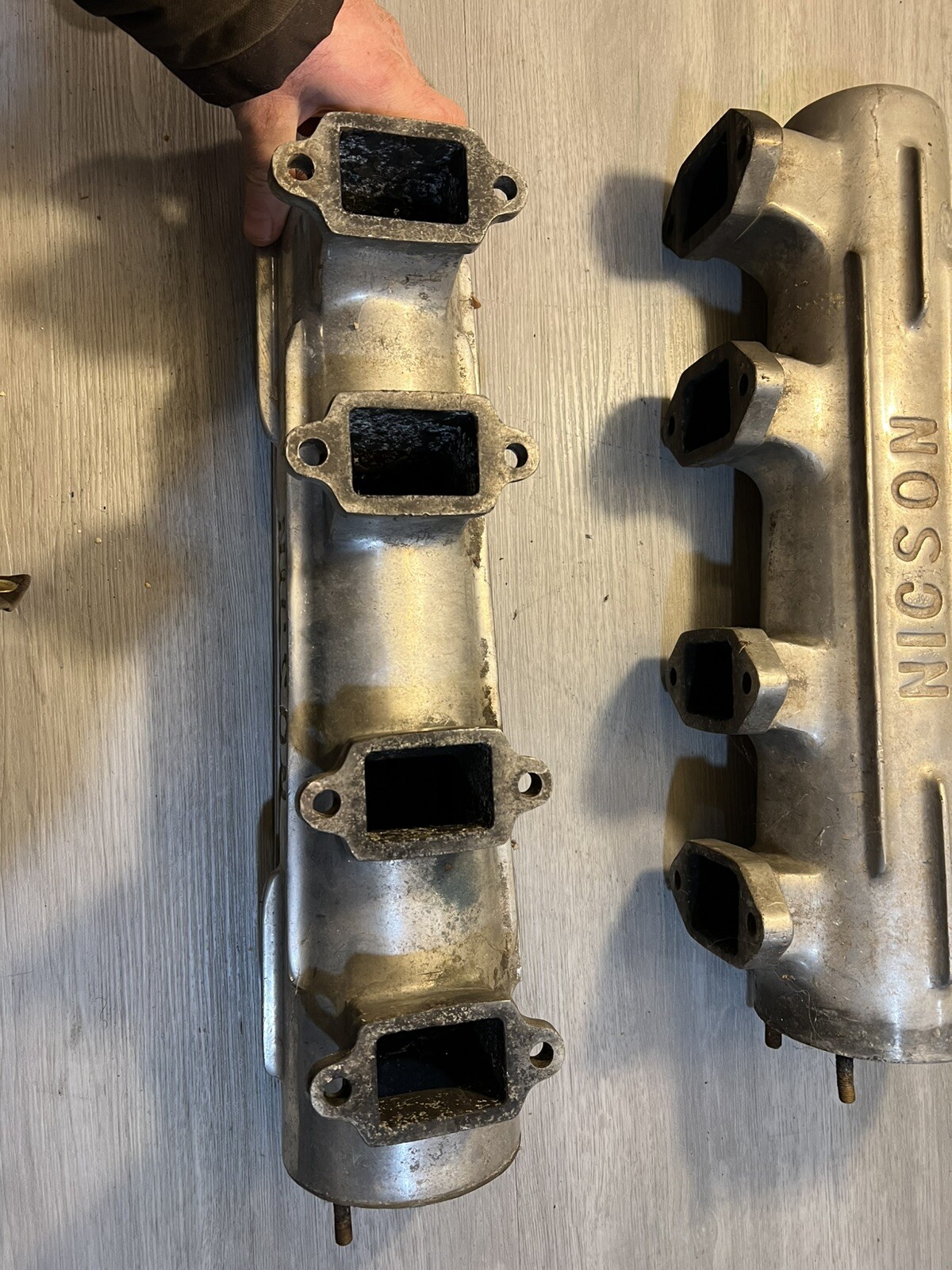 Vintage Nicson marine exhaust logs exhaust manifold Ford FE 427 390