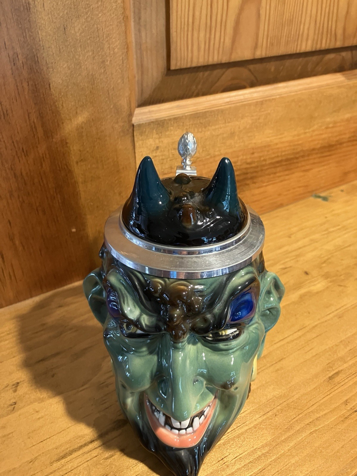 Vintage Devil Mug Beer Made In Germany Figurine Porcelain. Beautiful