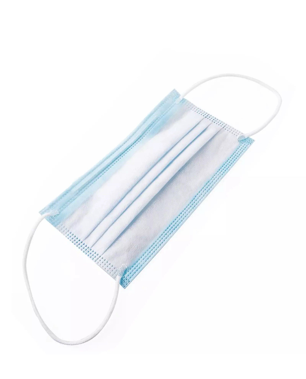 100 PCS Disposable Face Mask Non Medical Surgical 3 Ply Ear loop Blue Masks