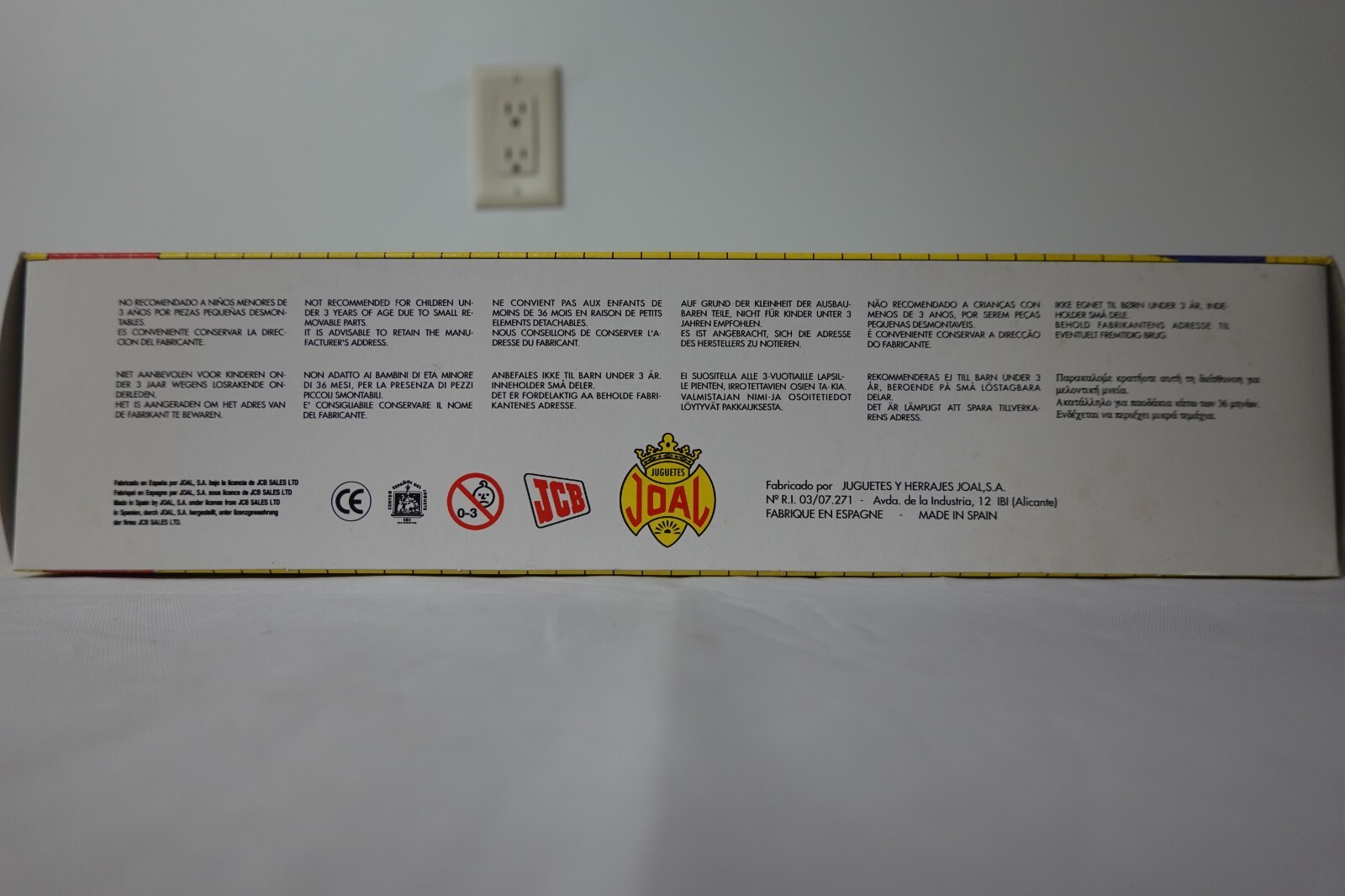 JOAL 175 JCB 4CX SITEMASTER BACKHOE LOADER 1:35 SCALE N.I.B.