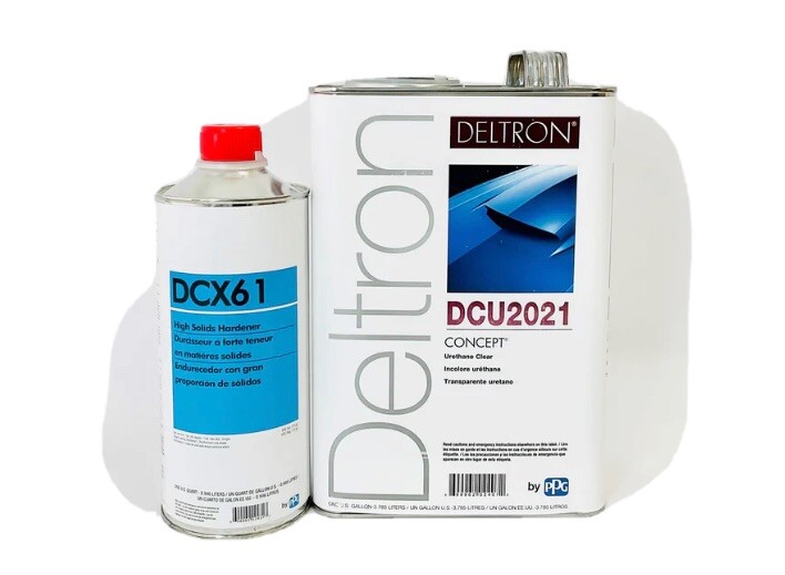 Ppg Clearcoat Deltron 1 Gallon Dcu2021, 1 Qt Dcx61 FREE SHIPPING!