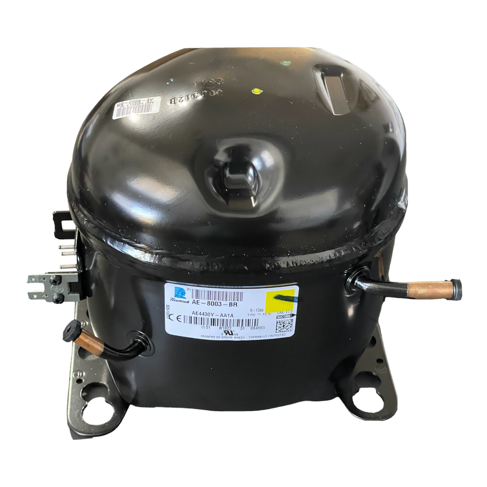 Tecumseh AE4430Y-AA1A Compressor 1/4 HP 115V/1PH/60HZ BTU/H=3257