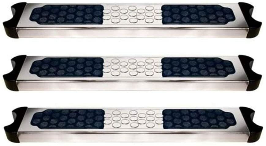 HydroTools Swimming Pool Stainless Steel Replacement Ladder Step - 3 Pack