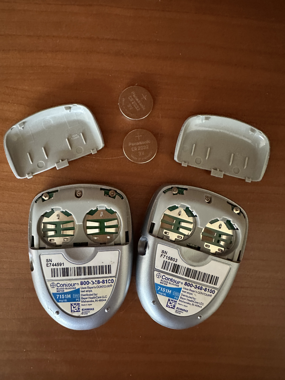 2 Original Bayer Contour Blood Glucose Monitors Meters