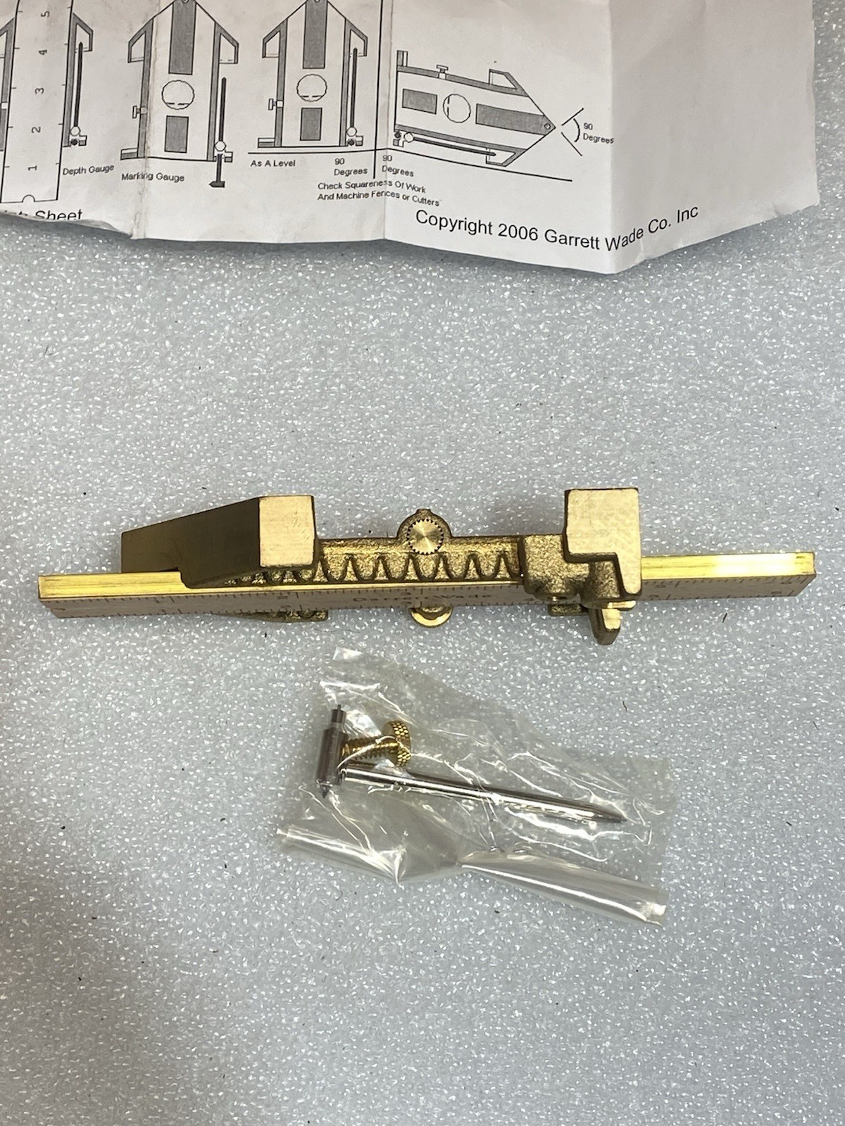 Vintage Garrett Wade Odd Job with 6" Rule