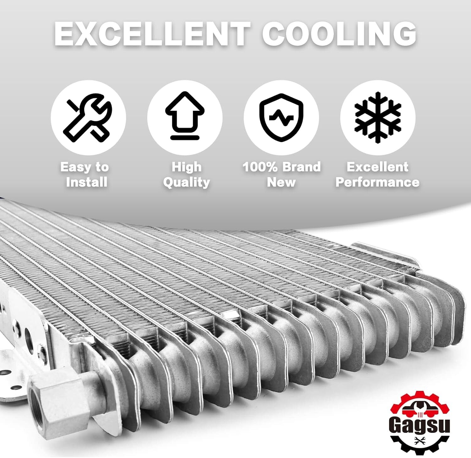 Low Pressure Drop 40k Transmission Oil Cooler Kit GVW Max 40,000 LPD47391