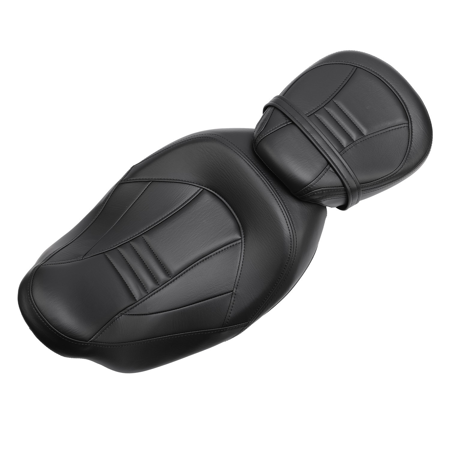 Low-Profile Seat Rider Passenger Two-Up Seat for Harley Touring Electra Glide US