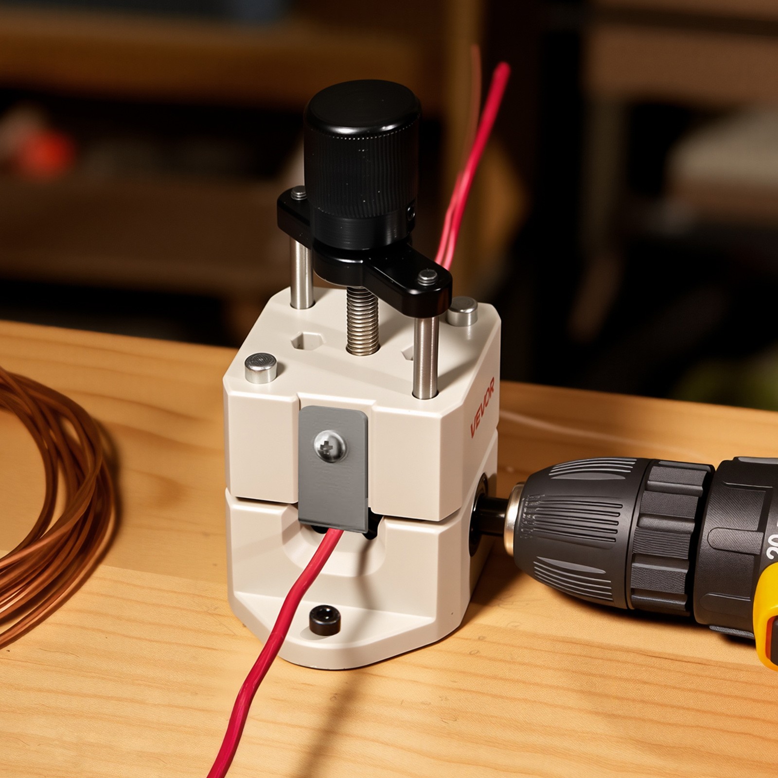 VEVOR Manual Wire Stripper Stripping Machine 0.06-1 in Hand or Drill Portable