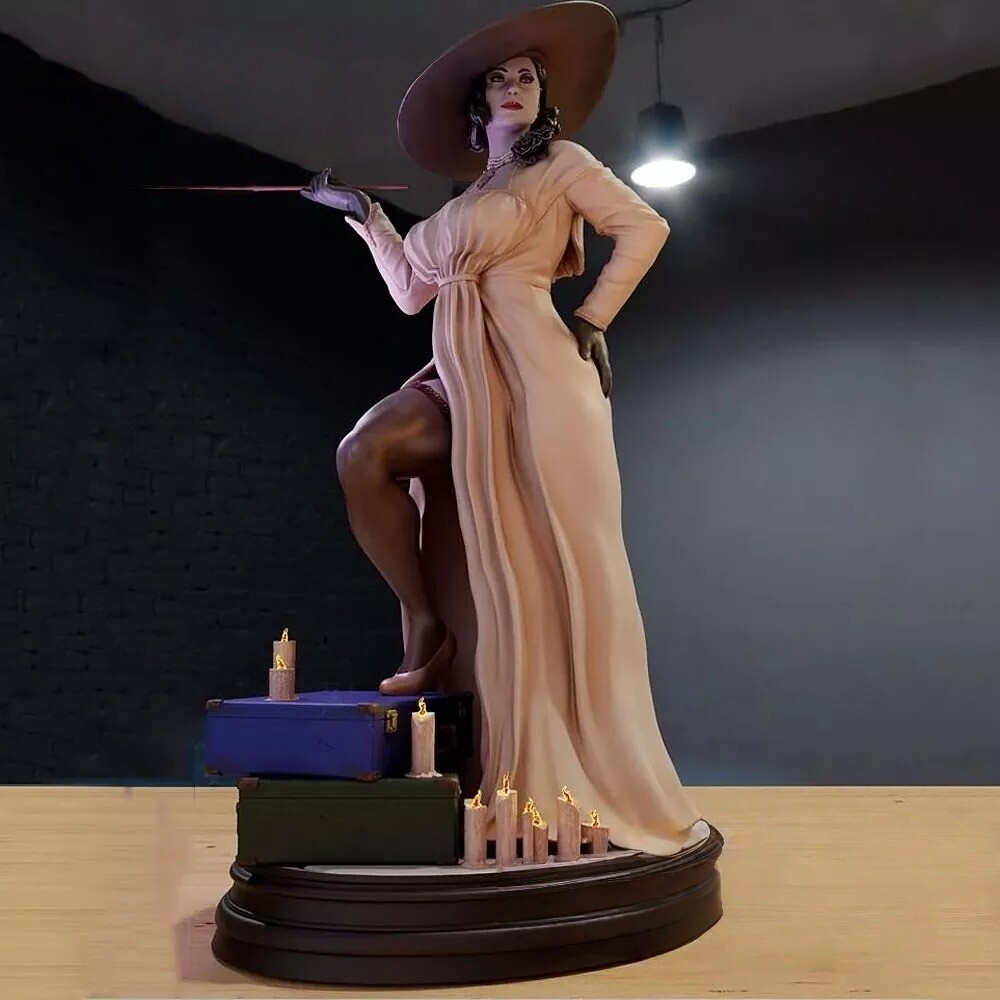 Lady Alcina Dimitrescu NSFW Resin Model Kit Unpainted 3d Print GK Statue Figure