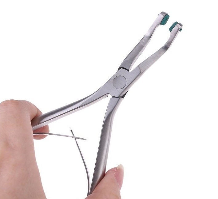 Dental Crown Pliers Remover With Rubber Tipped Stainless Steel Instruments