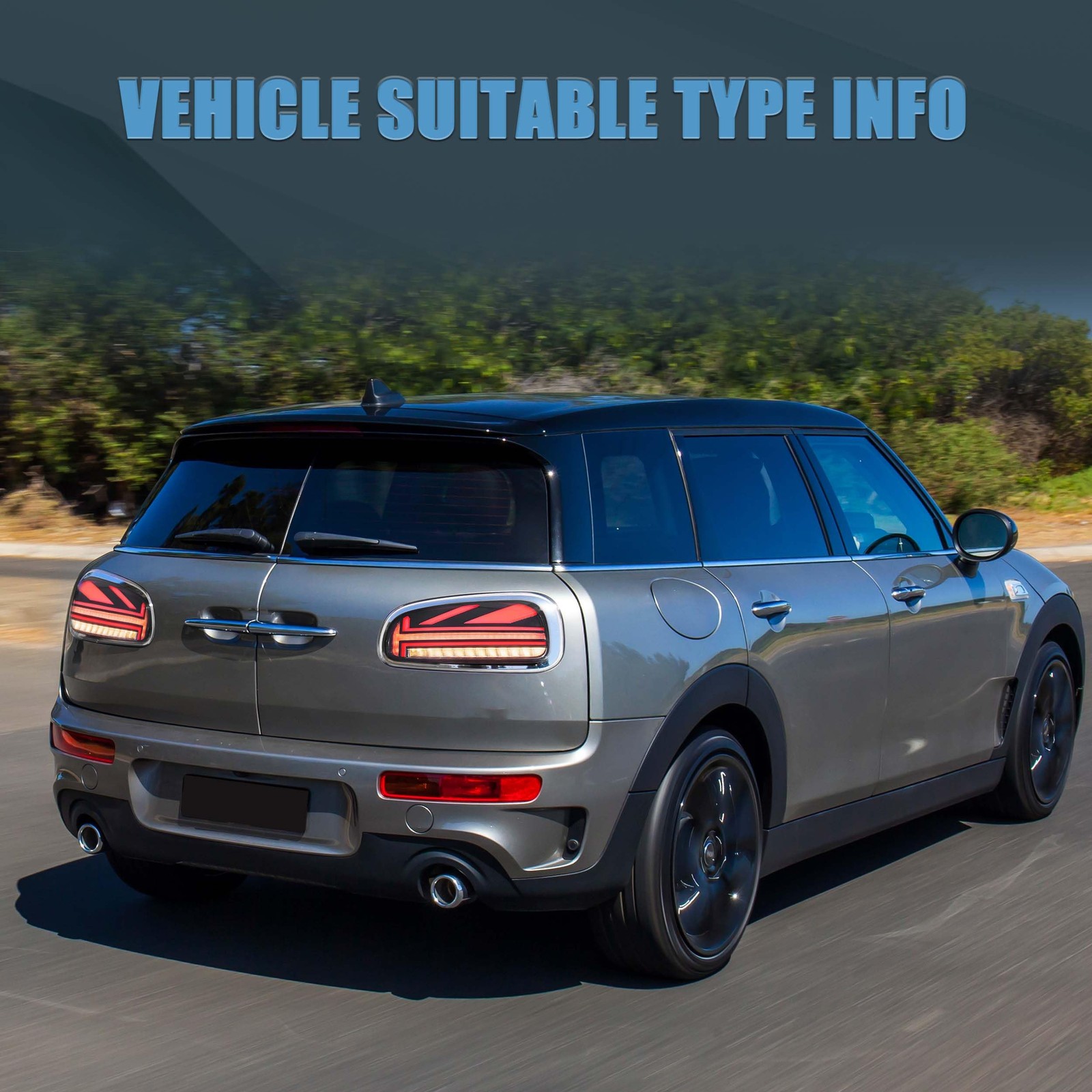 Taillights Fit for 2015-2023 BMW Mini Clubman F54 LCL F54 F54N, Smoked