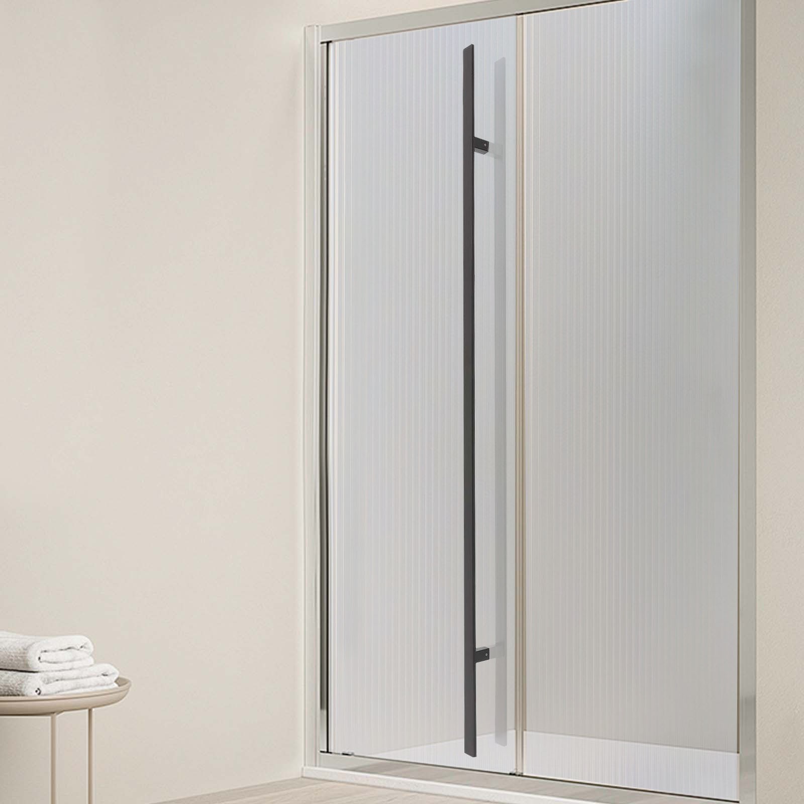 Dual Sided Push Pull Door Handle H-Shaped Stainless Handle Sliding Door Handle