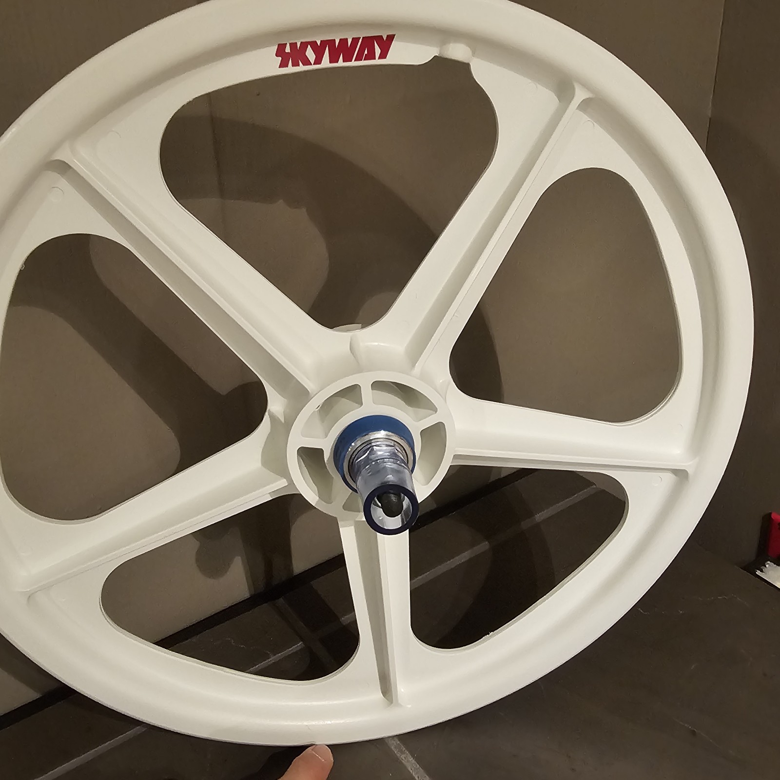 New Skyway Mags 20in Wheel Set White Old School Bmx Sealed TuffII