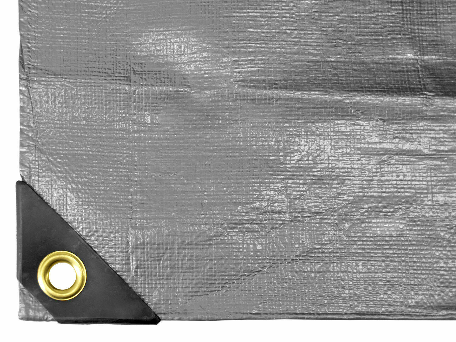 12 mil Heavy Duty Canopy Tarp Rain 3X Coated UV Sun Shade SILVER